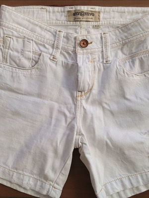 Attrattivo denim shorts used, size 25, blue