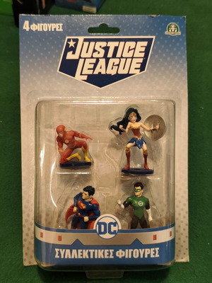 DC Justice League set of 4 collectible figures Giochi Preziosi