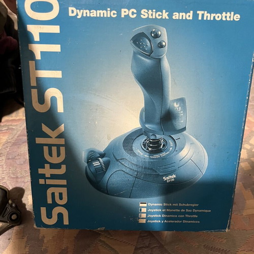 Saitek ST110 PC stick and throttle new in box