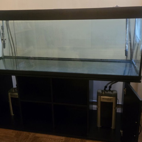 Large aquarium 180×60×60 cm with stand and full equipment