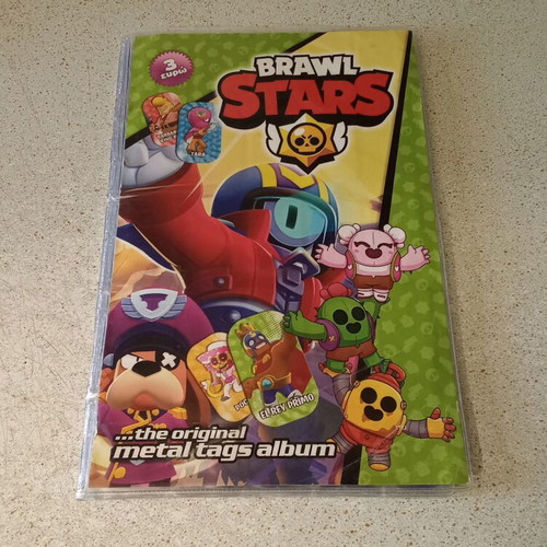 Brawl Stars metal tags set of 15 used in album