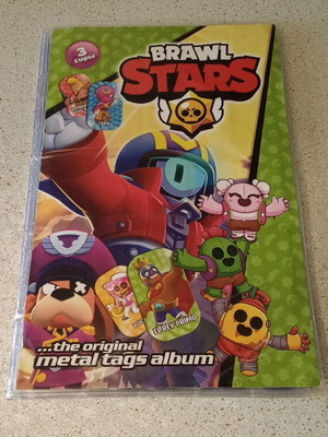Brawl Stars metal tags set of 15 used in album