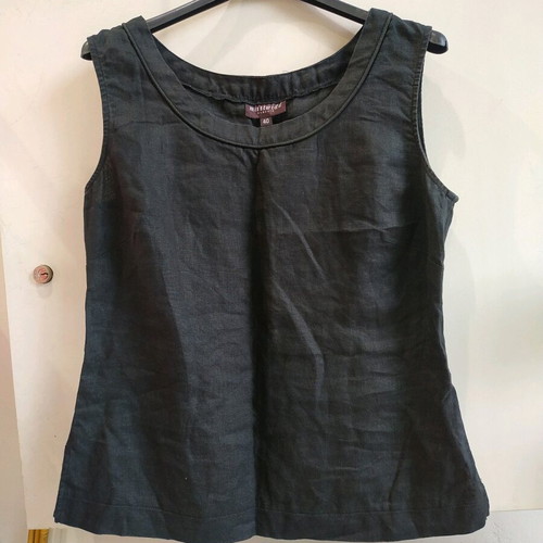 100% linen sleeveless summer top