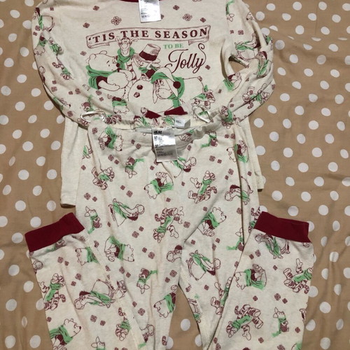 Set of 3 children's pajamas size 5-6 used, Zara and H&M