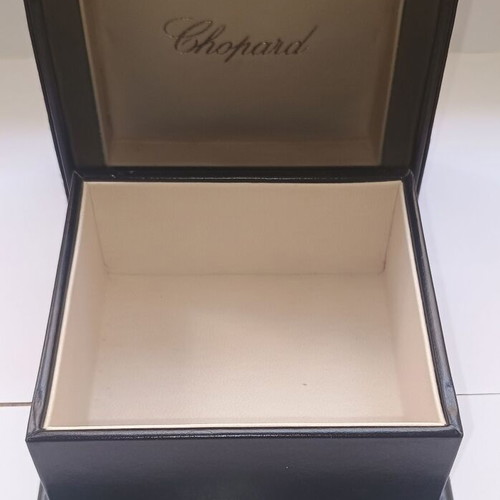Chopard Black Leather Jewelry Storage Box used