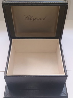 Chopard Black Leather Jewelry Storage Box used