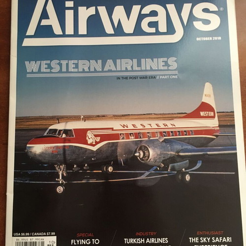 Airways Magazine 12 issues like new, year 2018, English