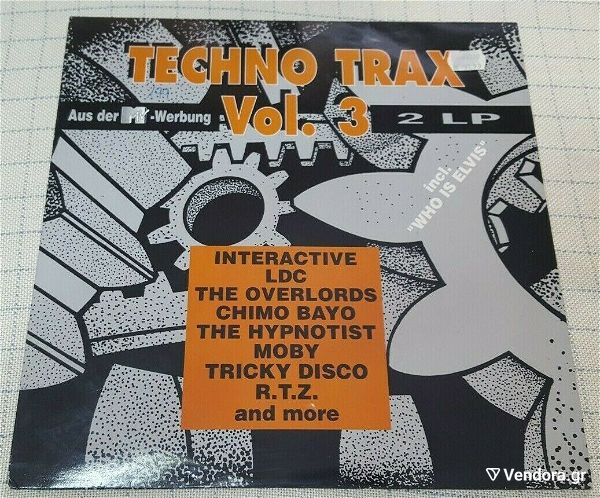  Various – Techno Trax Vol. 3   2XLP Germany 1991'