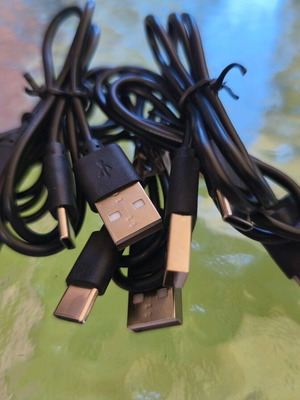 Καλώδια φόρτισης USB, Type C, κοντά, πακέτο 6 τεμαχίων, σαν καινούργια