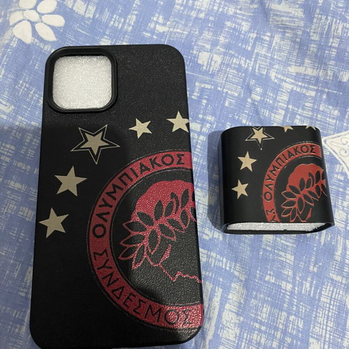 Olympiakos iPhone 12 case and charger cover new