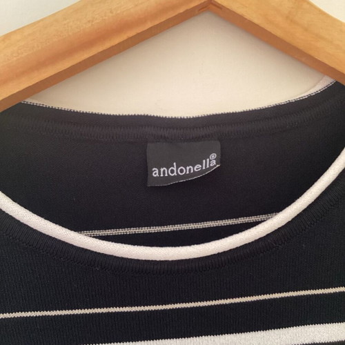 Antonella striped black and white blouse like new, summer style