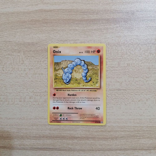 Pokémon Onix Evolutions 2016 card new