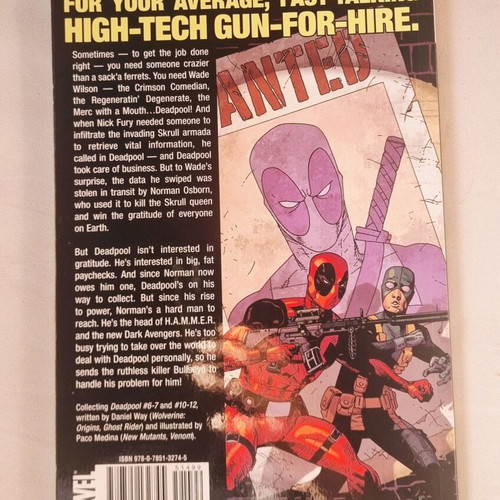 Deadpool Dark Reign Vol 2 Marvel Comics like new