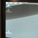 Atari 1040STF computer without screen, German ROM