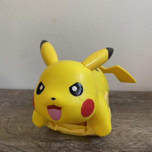 Battle ready Pikachu figure used, authentic Tomy Nintendo 2014