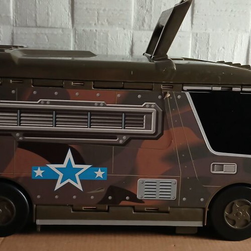 Micro Machines Military Combat Carrier Van playset used