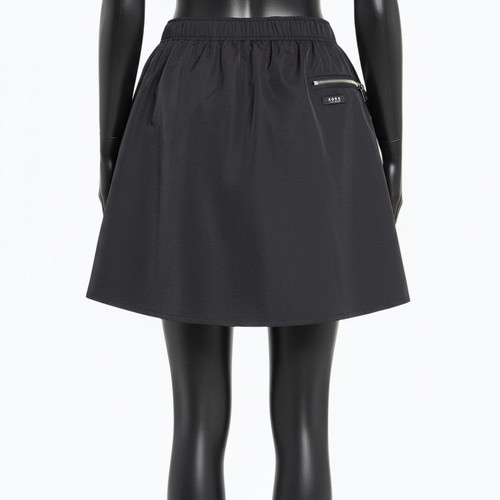 Norr Nicole black mini nylon skirt, like new, size S