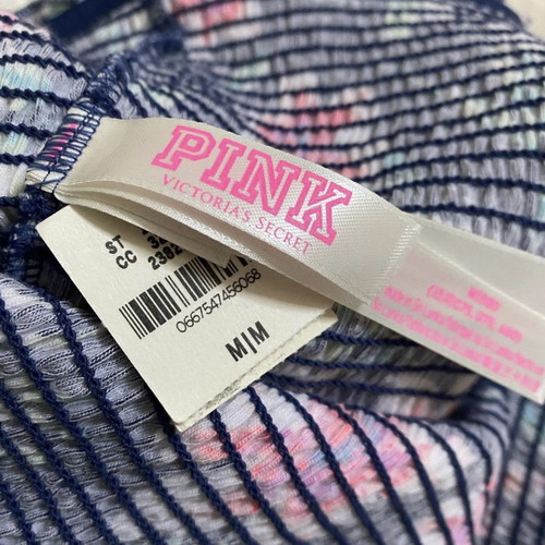Victoria's Secret Pink strapless top new blue