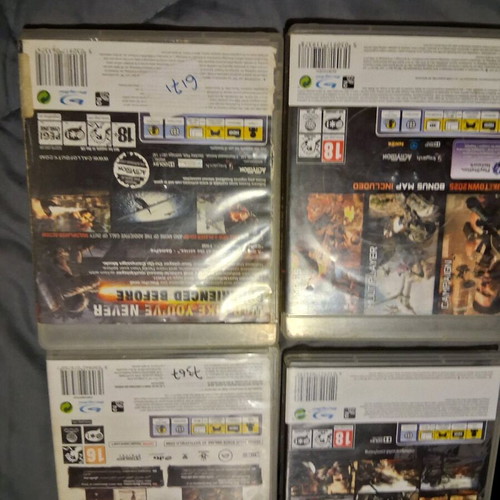 PS3 games used, pack of 4