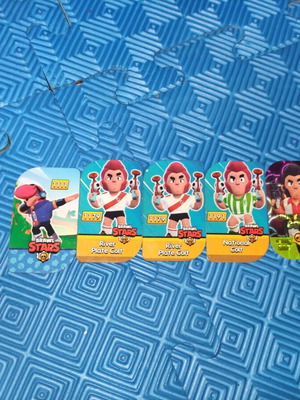 Brawl Stars Colt collectible iron tags set of 7, like new