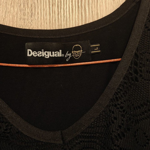 Desigual Crochet Top black used, size L