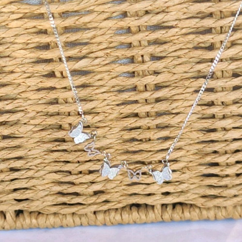 Steel Necklace New, Gold and Silver Color