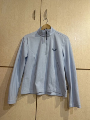 Jack Wolfskin fleece sweater like new, turquoise, women's XL