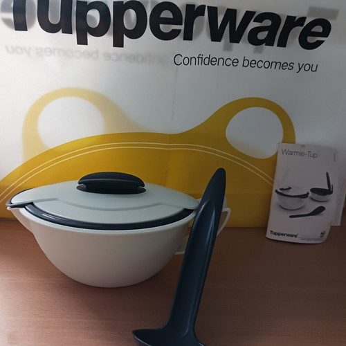 Tupperware Duo Server 550 ml with Serving Spoon new