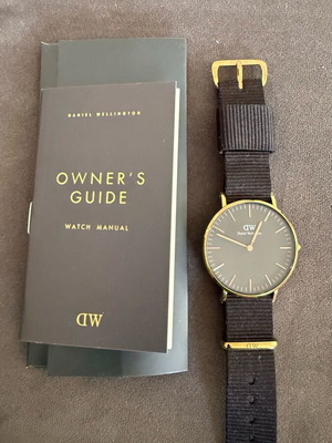 Daniel Wellington women's watch black and gold like new