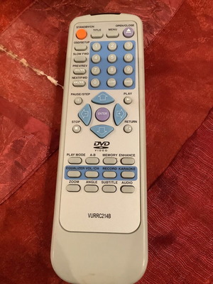 Amoisonic DVD Remote VURRC214B like new