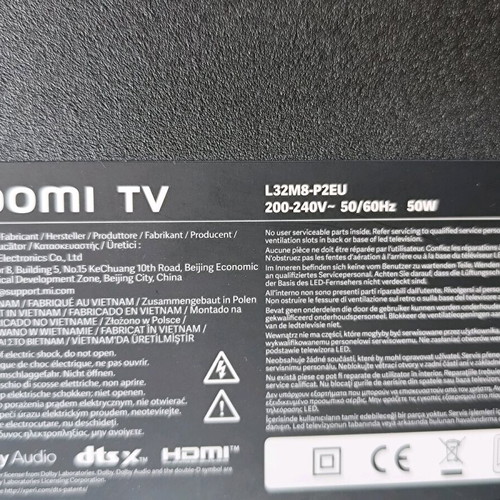 Xiaomi Smart TV L32M8 P2EU used with broken screen for parts