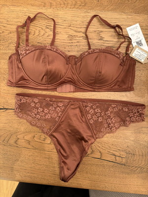Zizo lingerie set size Large new, brown