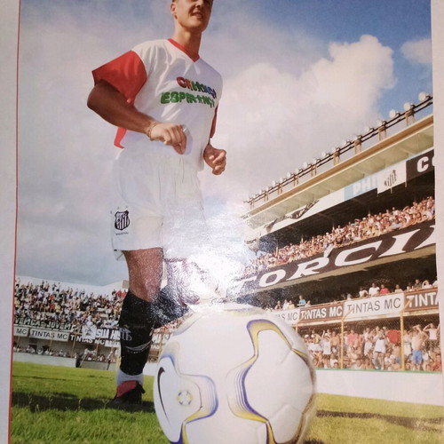Michael Schumacher mini poster used (23x18 cm)