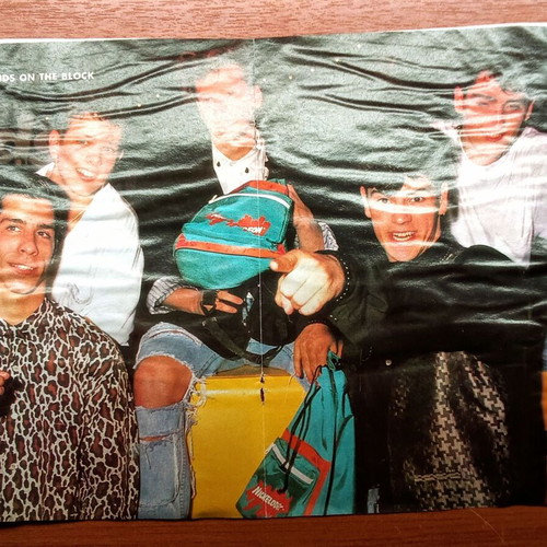 Newkids On The Block poster used, 1980s 1990s