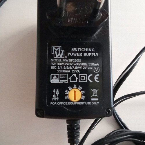 Charger adapter 3V to 12V like new
