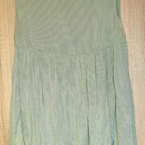 Airy top used, beige-green, one size, casual chic