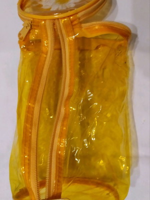 Plastic Transparent Organizer Bag Collectible like new