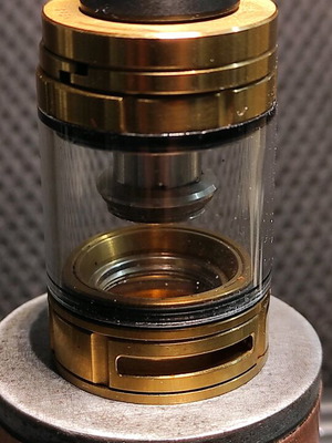 Smok RTA atomizer brass gold used