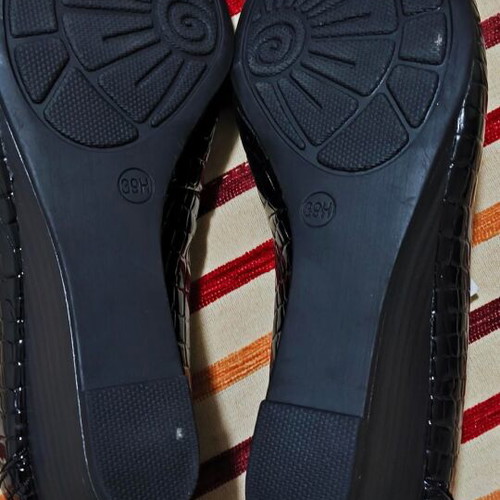 Pavers women's low platform shoes new, black, size 39