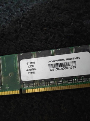 512ΜΒ - 400 ΜΗΖ - DIMM DDR1  Memory RAM
