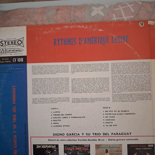 Rythmes D'Amérique Latine vinyl like new, Latin genre