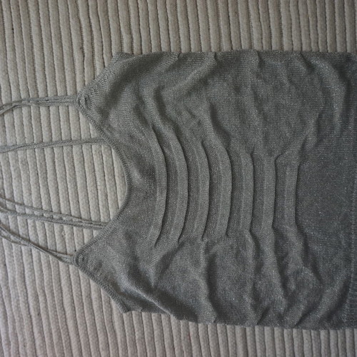 Sisley Small top with silver thread