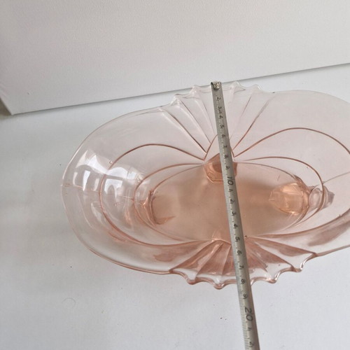 Fruit bowl in salmon color vintage in very good condition