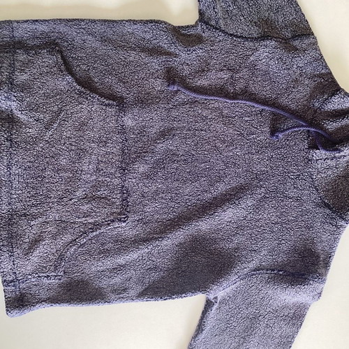 Vielen women's sweatshirt new, warm fleece, size L slim fit, gray