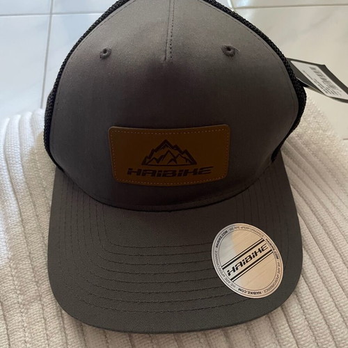 Haibike men's hat new, size S/M, dark grey/black