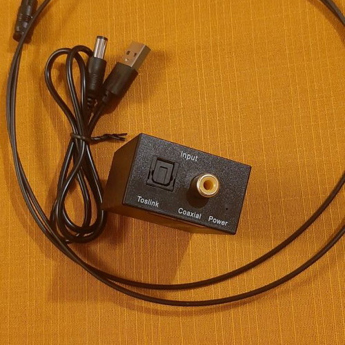 Digital to analog signal converter adapter with Bluetooth new