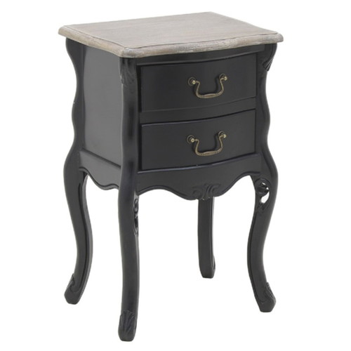 In Art wooden nightstand black, like new