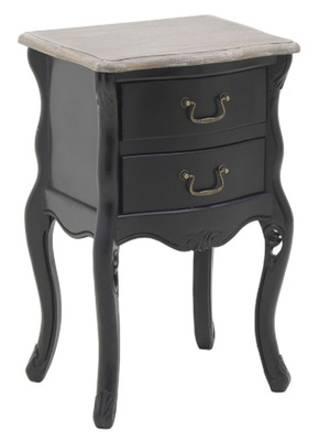 In Art wooden nightstand black, like new