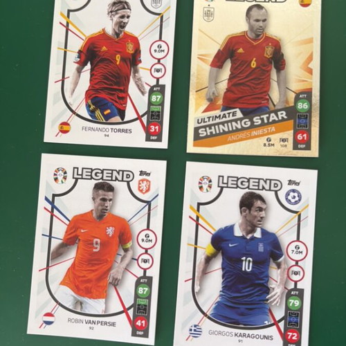 Topps Match Attax UEFA EURO 2024 cards like new
