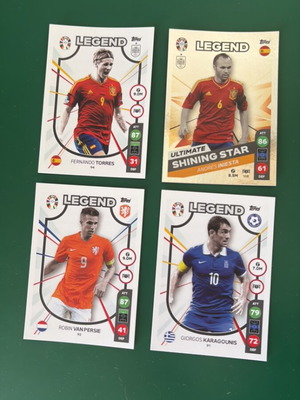 Topps Match Attax UEFA EURO 2024 cards like new